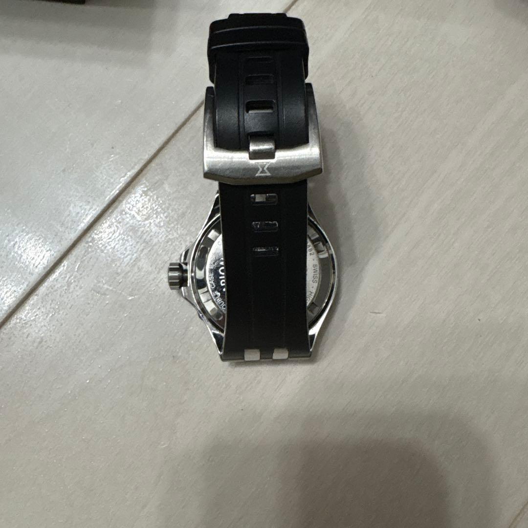 EDOX Delphin 青 ラバーベルト 時計