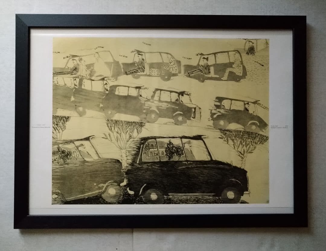 希少！山本容子さんの希少な展覧会オリジナルポスター　協賛ＰＯＬＡ