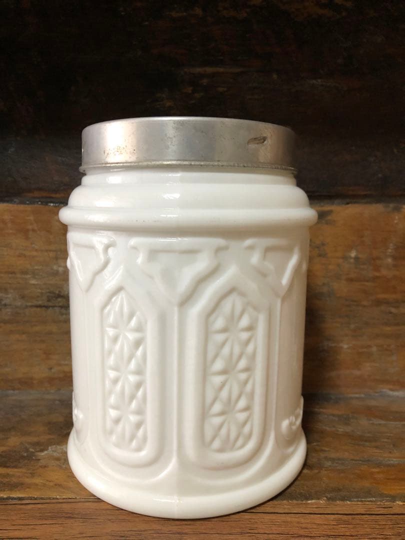 ガラス瓶　レトロ　クリーム瓶