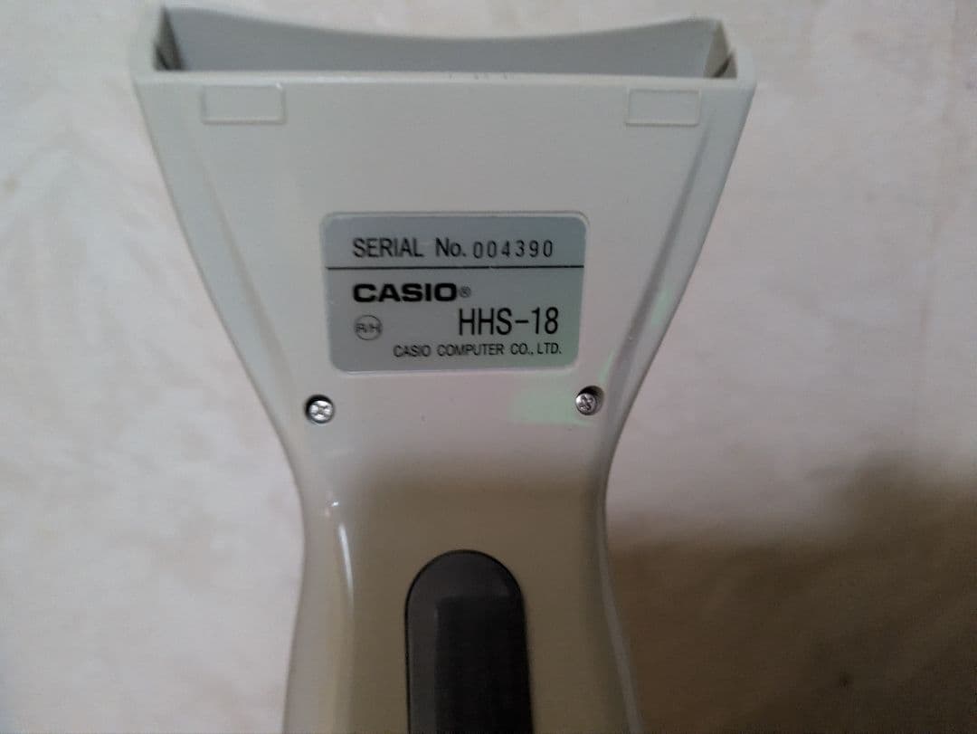 【中古品】カシオ　電子レジスター　TK-2500　ハンドスキャナー付