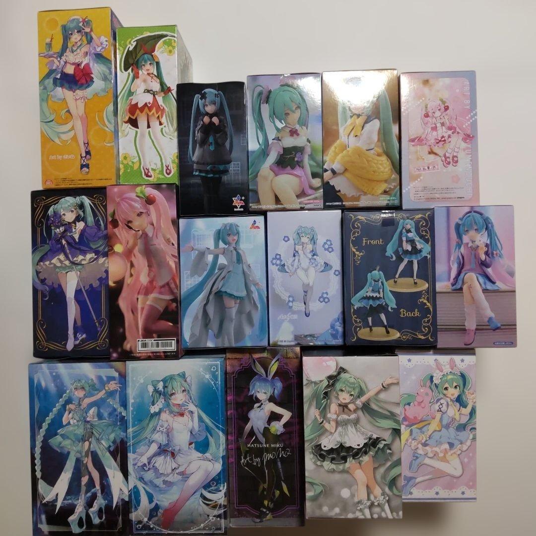 初音ミク 桜ミク プライズ景品 フィギュア 17体セット