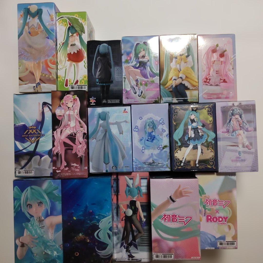 初音ミク 桜ミク プライズ景品 フィギュア 17体セット