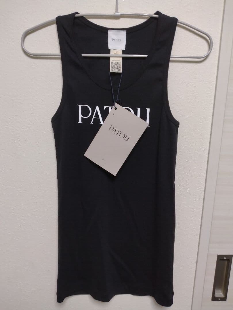 新品 PATOU 黒 タンクトップ XSサイズ