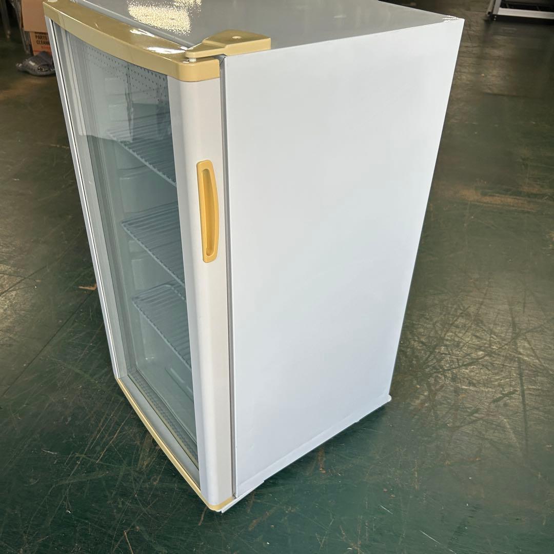 148業務用 冷蔵ショーケース オフィスコンビニ XW-105 左右開き 小型