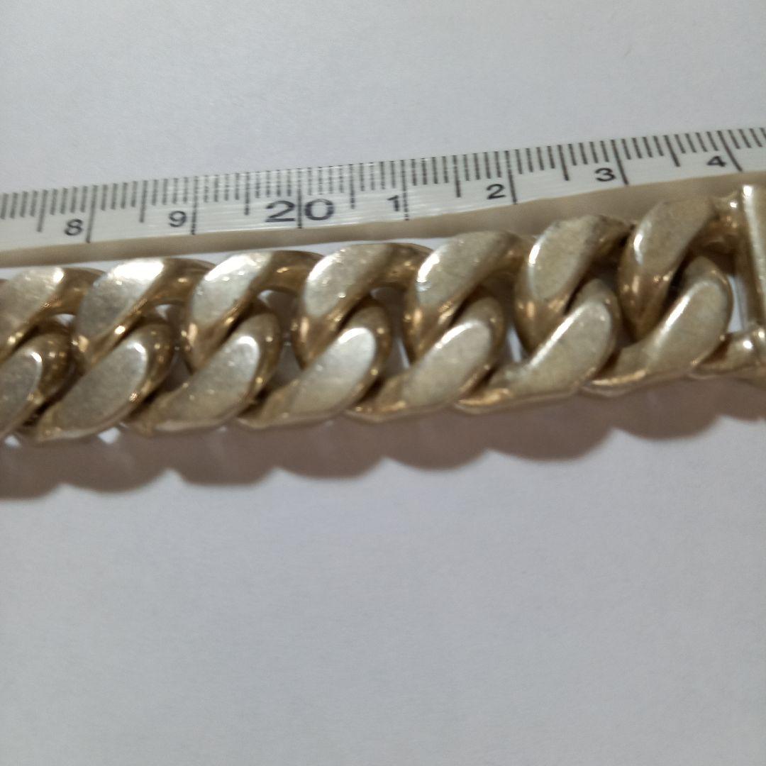 シルバー 925 ブレスレット 約170.8～9g　超太め　銀塊