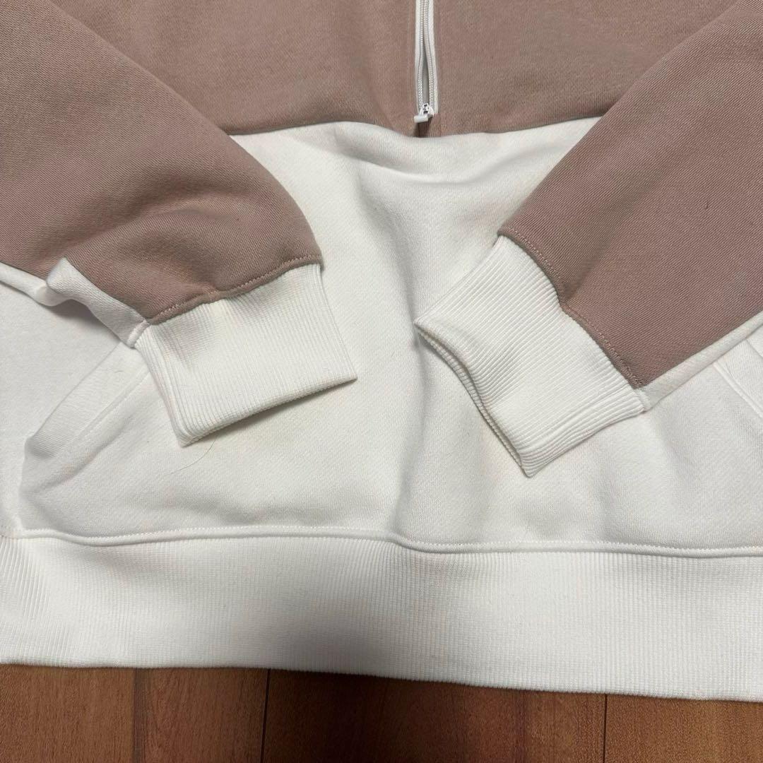 裏起毛　長袖　モックネック　ダンボールニット　スカート　セットアップ　秋冬　L