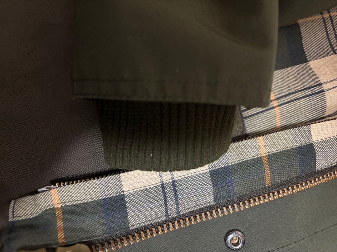 Barbour◆ジャケット/38/ポリエステル/KHK/1802379ノンオイル