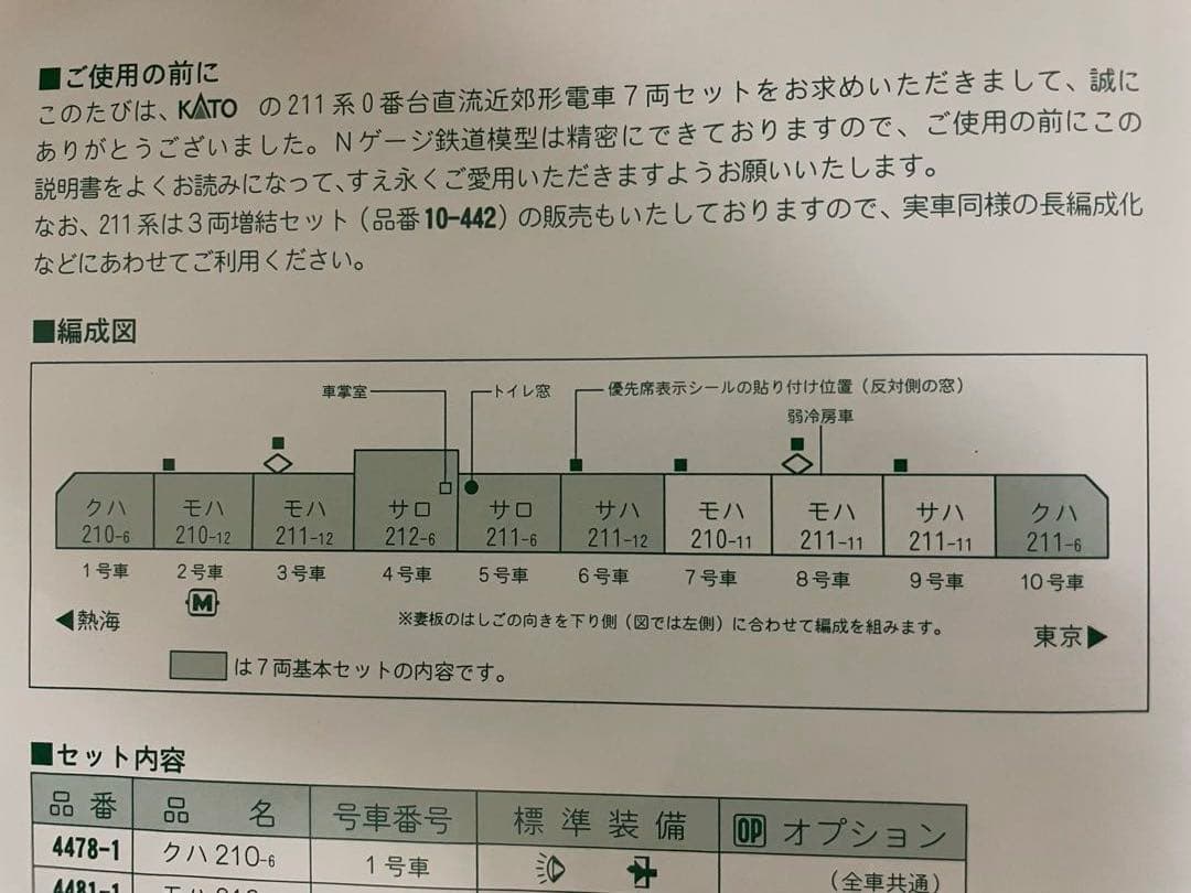 211系0番代　KATO。