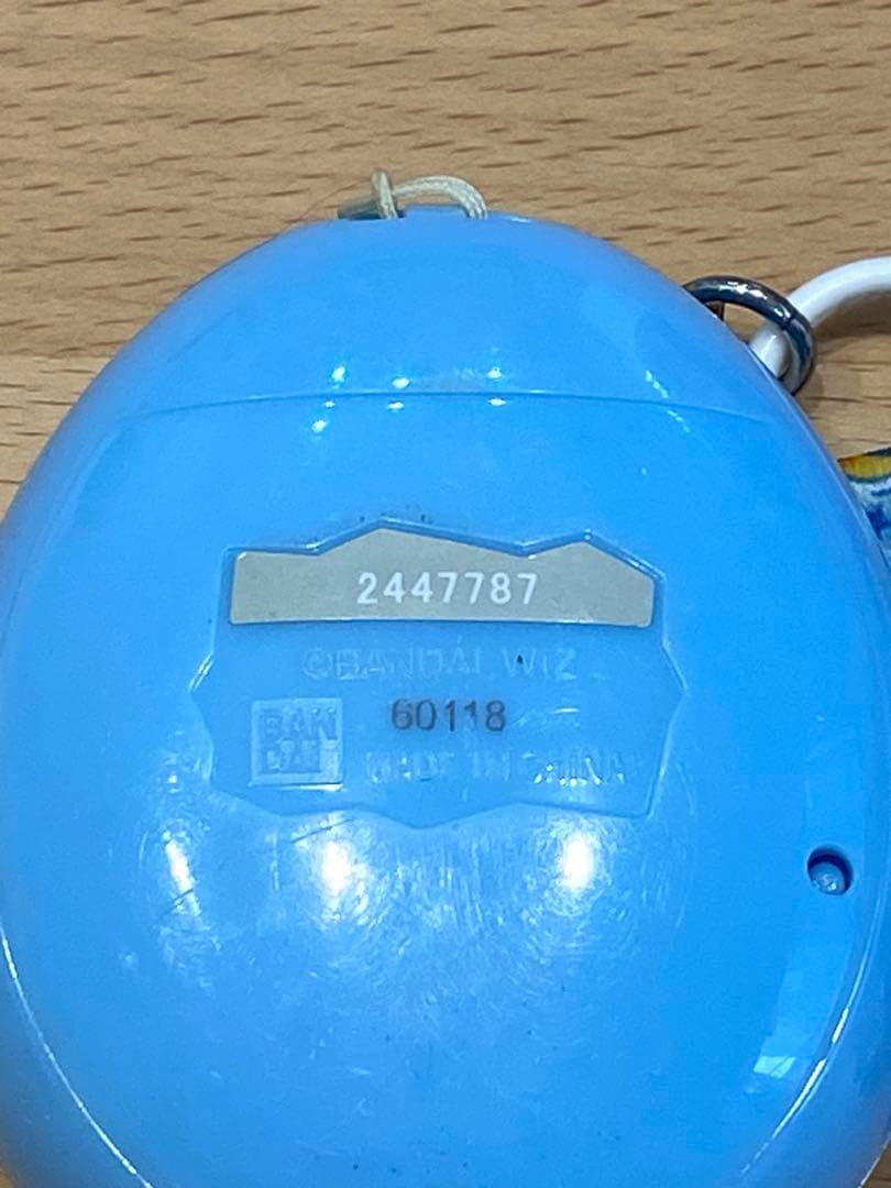 【動作確認済み】たまごっちみーつ ブルー ハート柄 説明書付きBANDAI