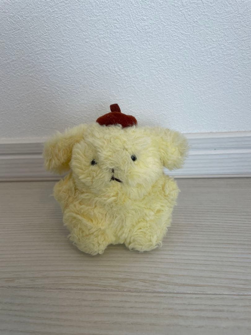 サンリオ　ポムポムプリン　ぬいぐるみ　当時物　平成