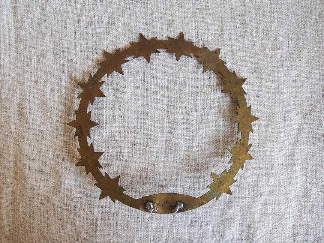 聖母マリア像につける星のついた光輪 直径20.2cm カトリック彫像用/K347