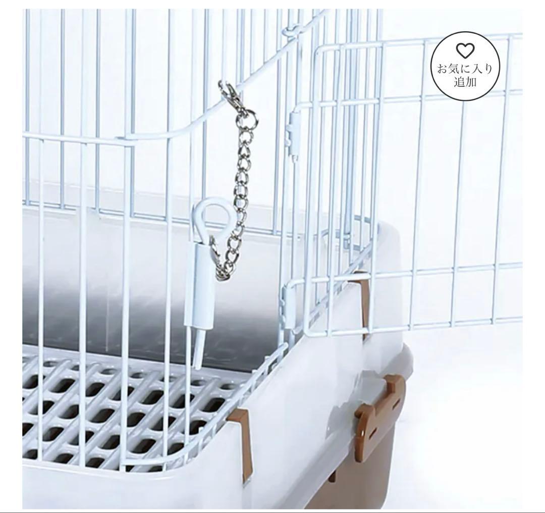 マルカン　うさぎのカンタンおそうじケージ ブラウン H50B