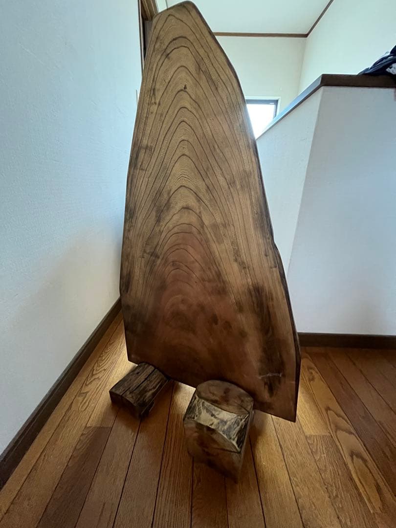 値下げ！美品！天然木一枚板のオブジェ　美術品