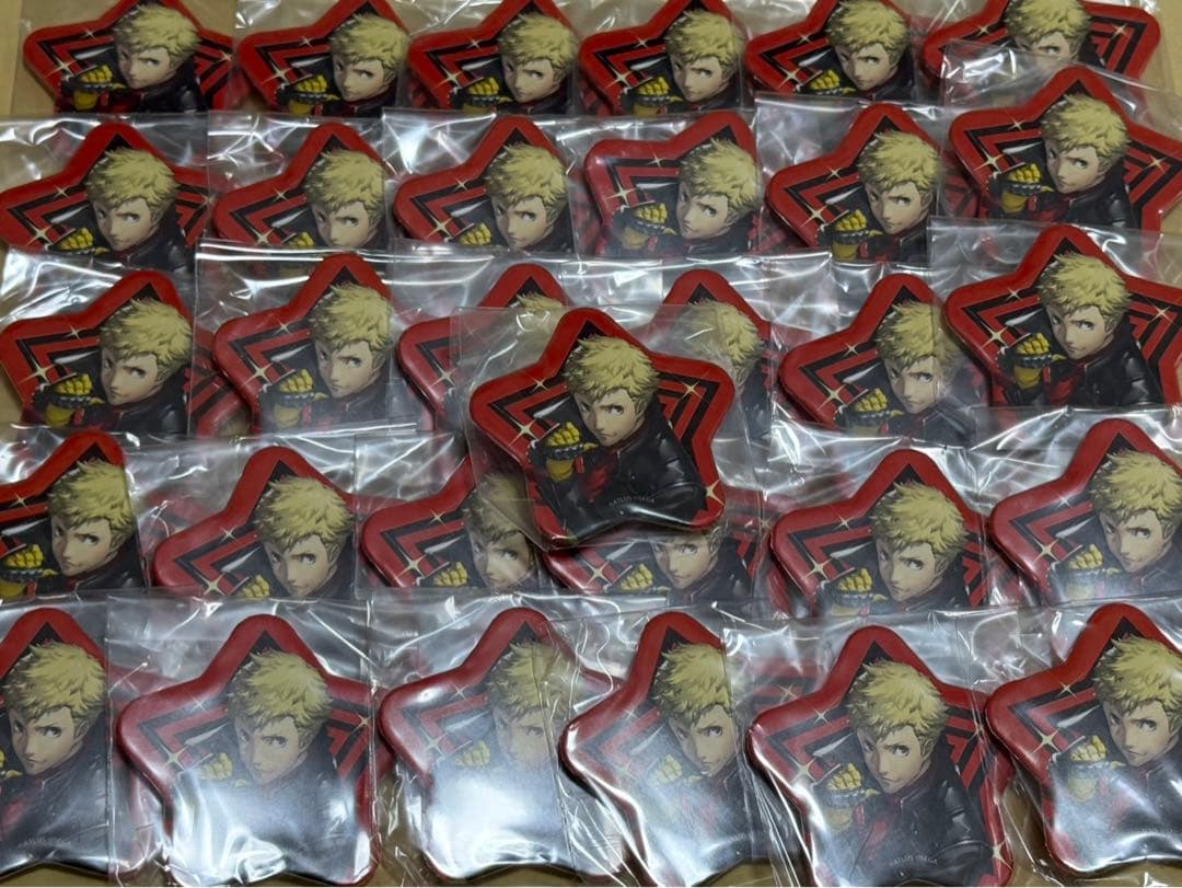 ペルソナ5 坂本竜司 スカル 缶バッジ