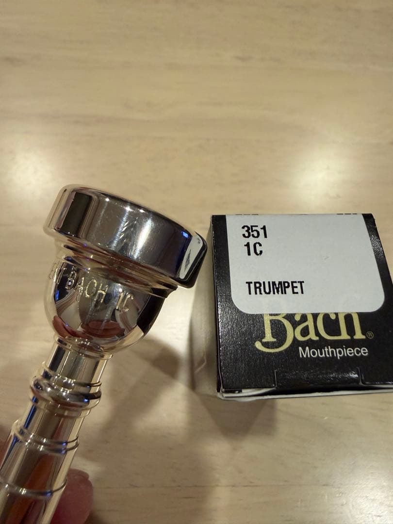 Bach トランペットマウスピース 1C