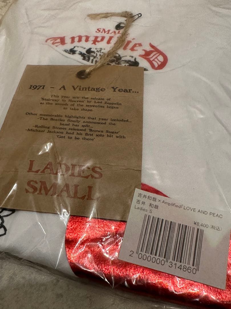 新品未開封！レア！吉井和哉限定コラボTシャツ