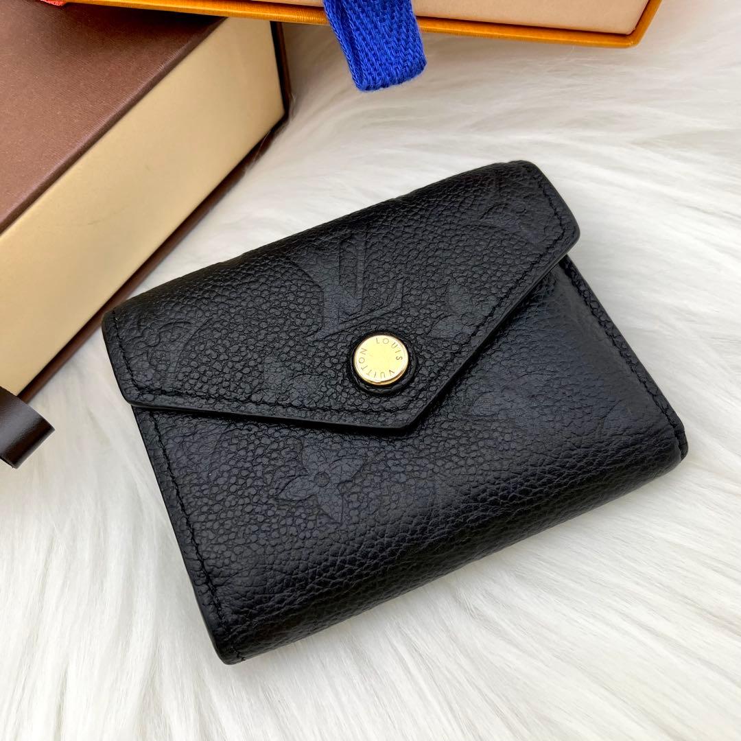 chrさん✨IC ルイヴィトン アンプラント ポルトフォイユ ゾエ ノワール 黒