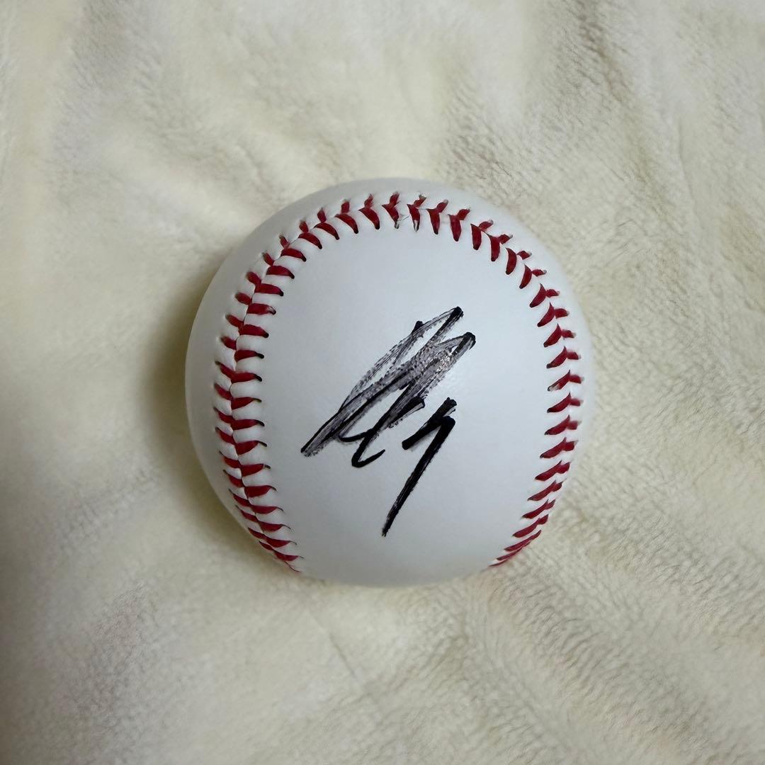 東京ヤクルトスワローズ 長岡秀樹 直筆サインボール