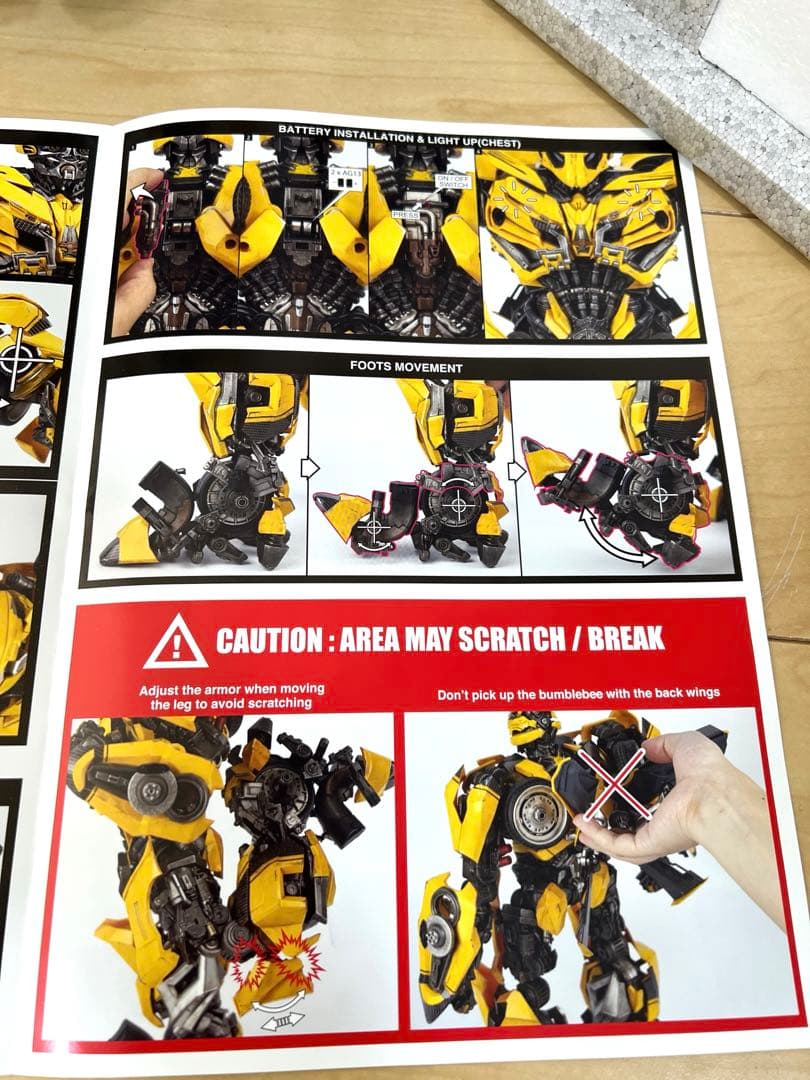 【希少】バンブルビー トランスフォーマー 最後の騎士王 threeA