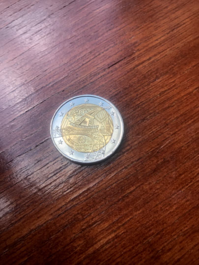 パリオリンピック記念2ユーロ硬貨