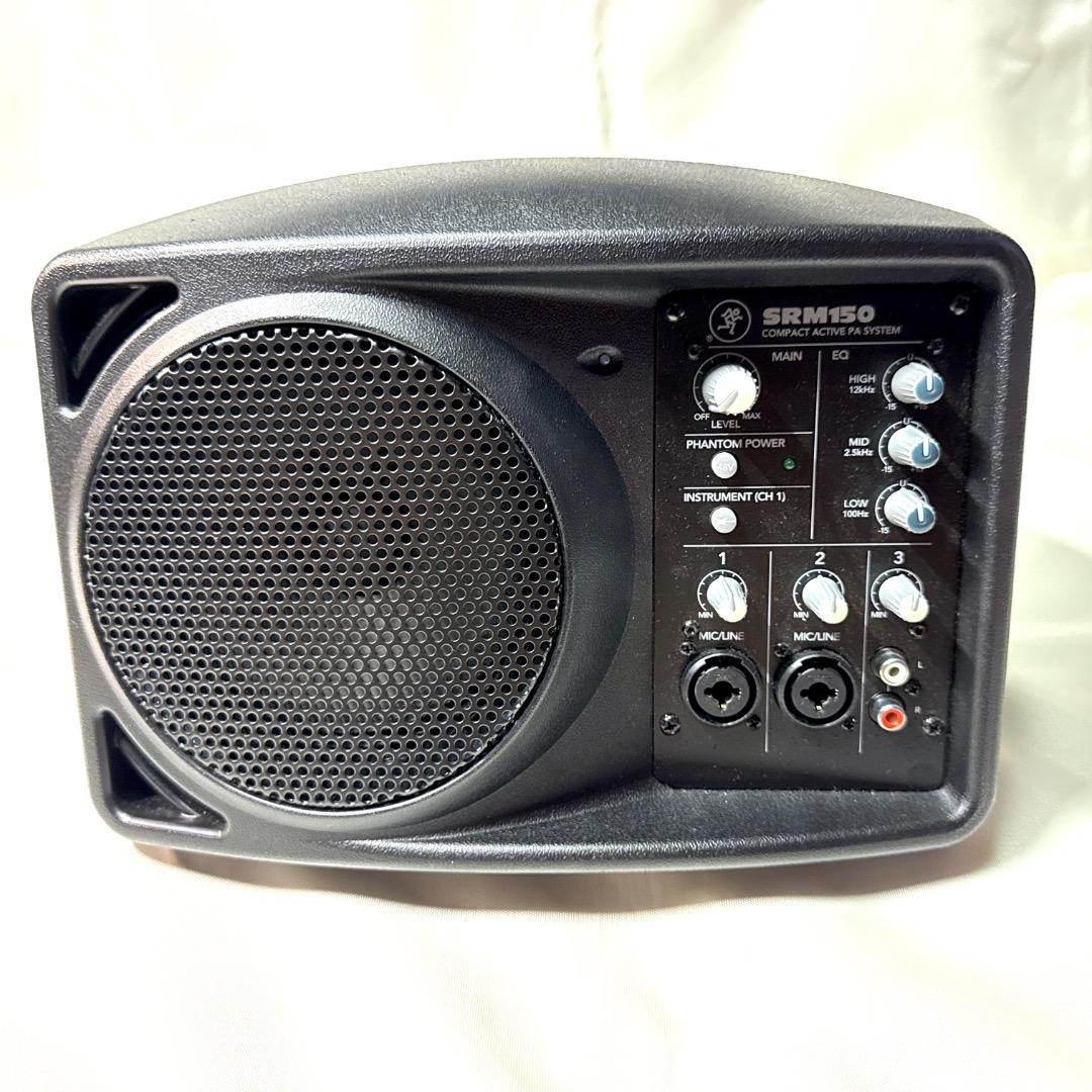 【美品】Mackie SRM150 コンパクトパワードスピーカー 別売バッグ付