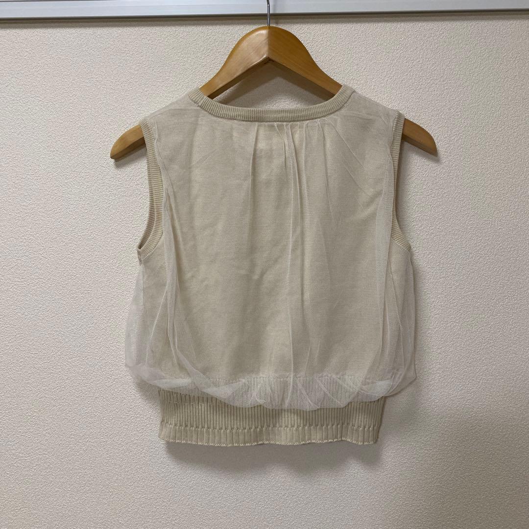 capricieux le'mag チュールレイヤードタンク