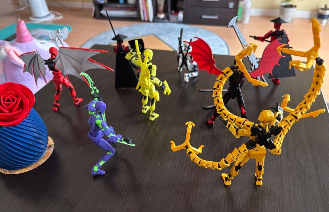 3Dプリンター製　アクションフィギュア まとめ売り 8体セット