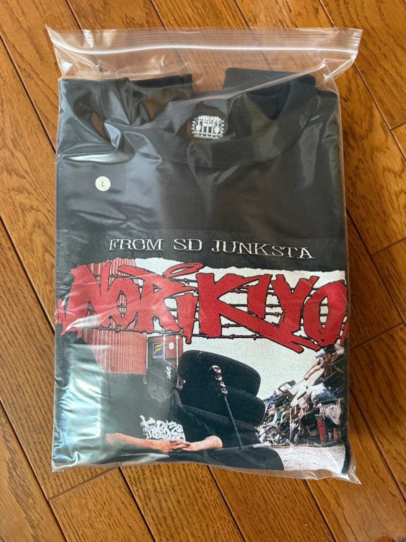 新品　NORIKIYO EXIT スウェット黒 Lサイズ