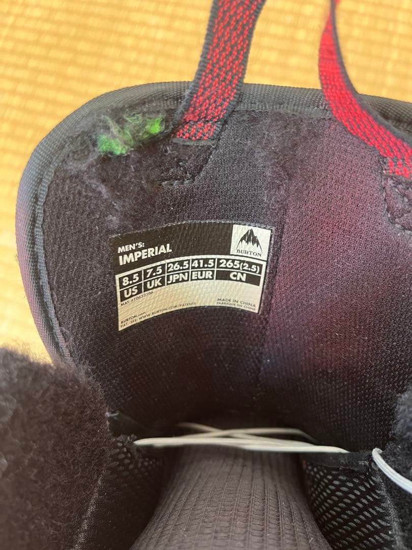 バートン　IMPERIAL AF スノボブーツ　26.5　BURTON　靴