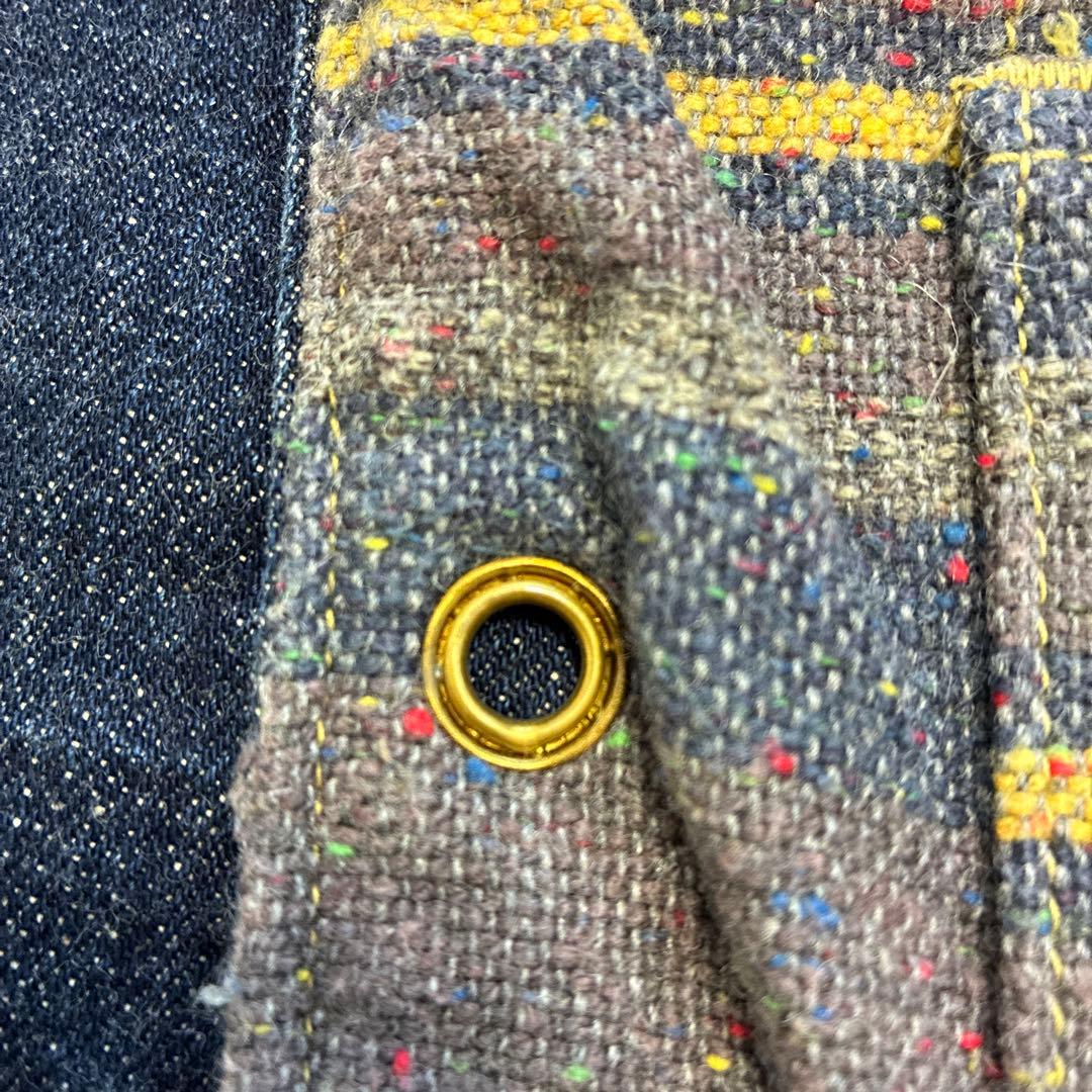 ブランド古着！日本製 orSlow オアスロウ リバーシブル デニム ベスト