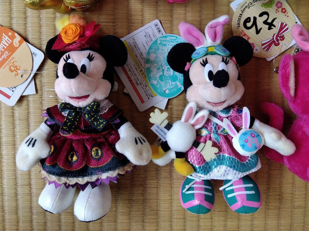 ディズニー　ミニー　ぬいぐるみバッジ　ぬいば　14体