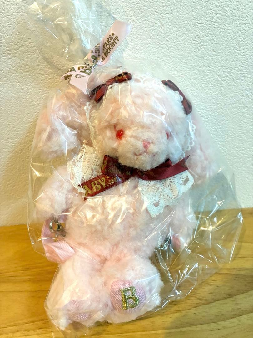 うさくみゃリュックミニミニ☆ピンク★BABYロゴリボン