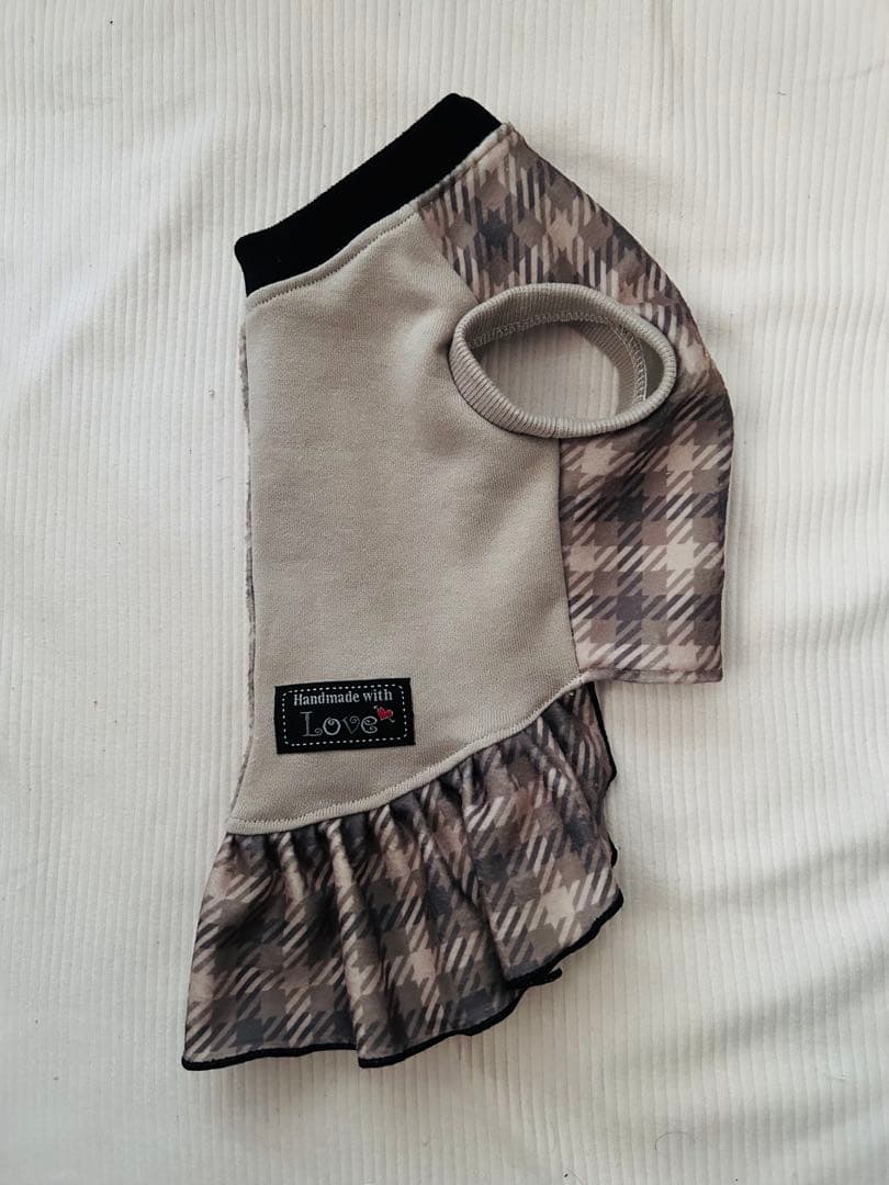 犬服ハンドメイド　タンクトップ(かめこんぬ★)