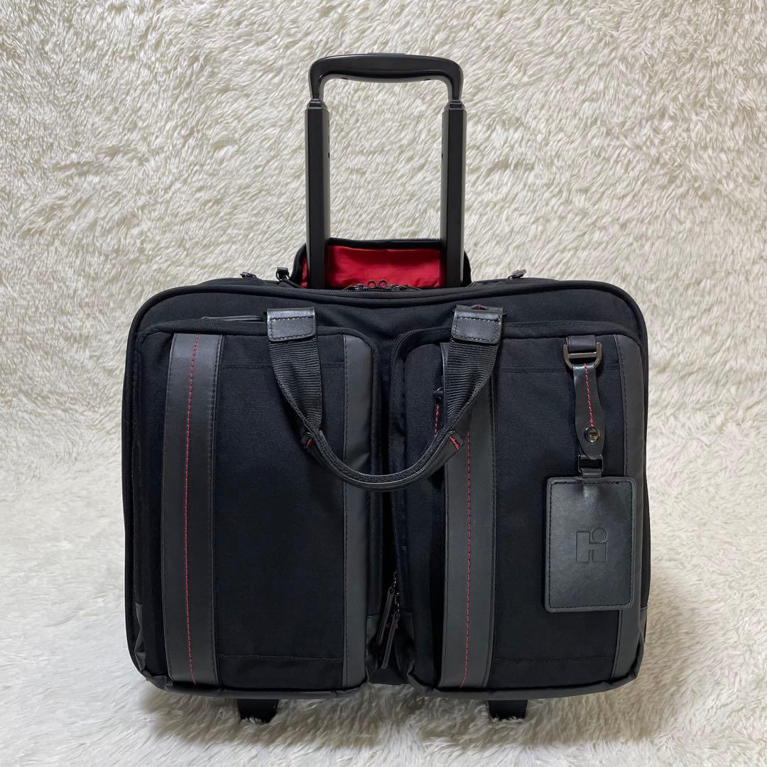 良品✨HIDEO WAKAMATSU キャリーケース　2輪 26L 3WAY