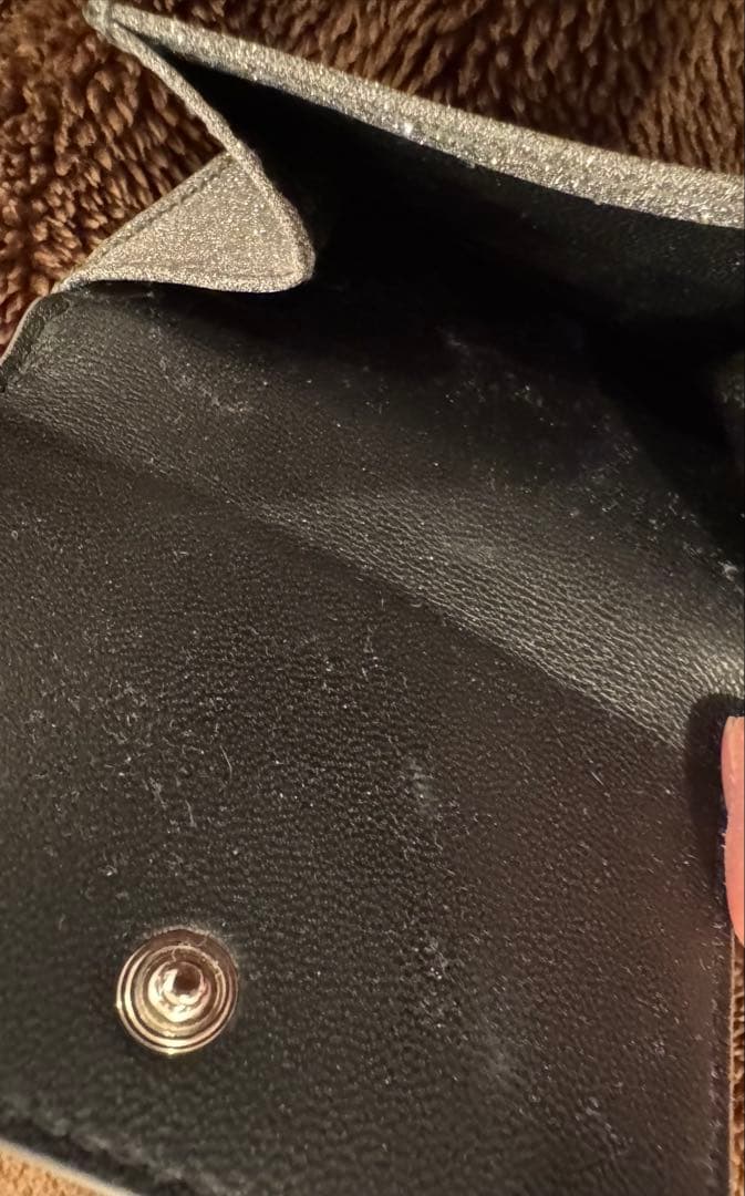 BALENCIAGA シルバー 三つ折り財布