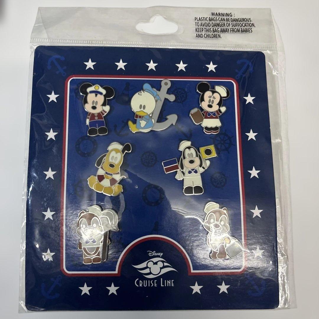 ディズニークルーズライン ピンバッジ セット　7個