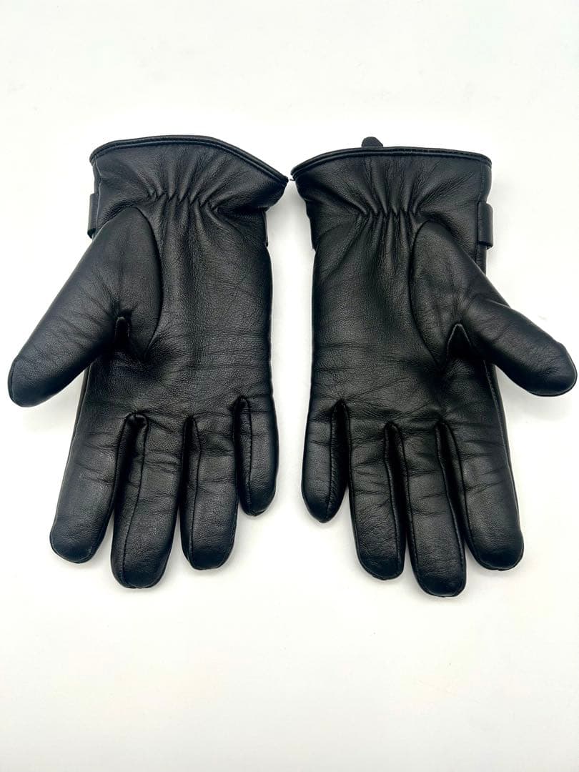 【希少・ヴィンテージ品】DIOR ディオール レザーグローブ 本革 ブラック