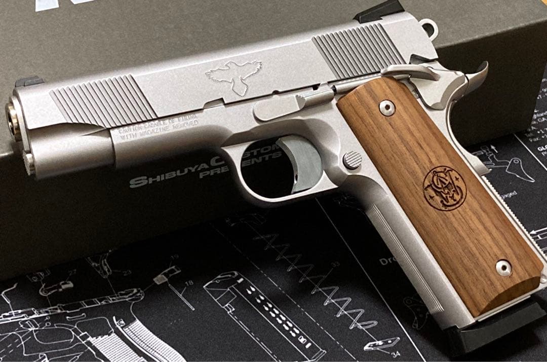 新品未使用 限定 WA SW 1911 GUNSITE EDITION シルバー
