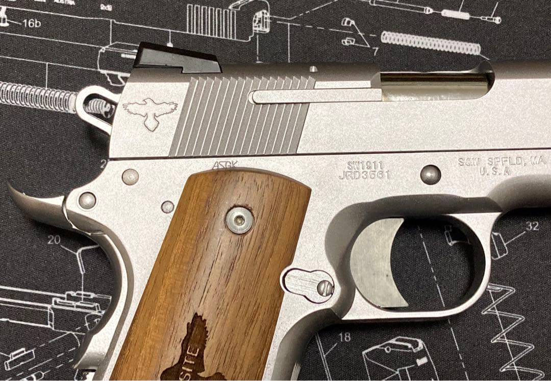 新品未使用 限定 WA SW 1911 GUNSITE EDITION シルバー