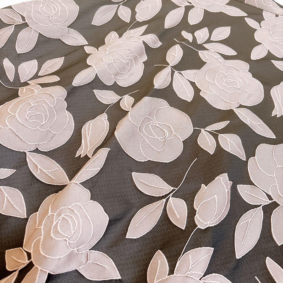 2023年☆エムズグレイシー カタログ掲載 シャンブレージャガードローズスカート