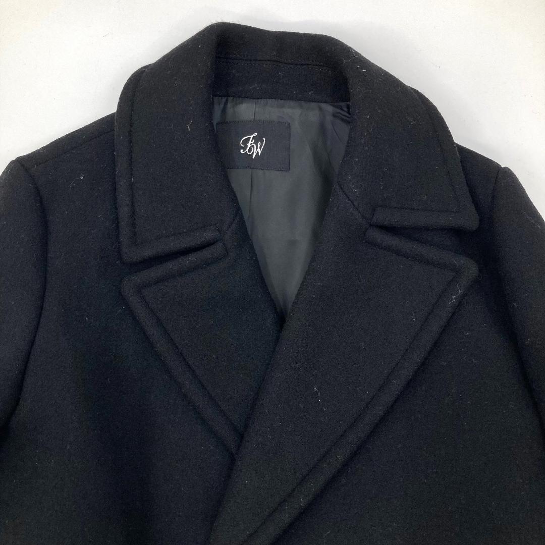 FRAMeWORK フレームワーク　ダブルチェスターコート　38サイズ　ブラック