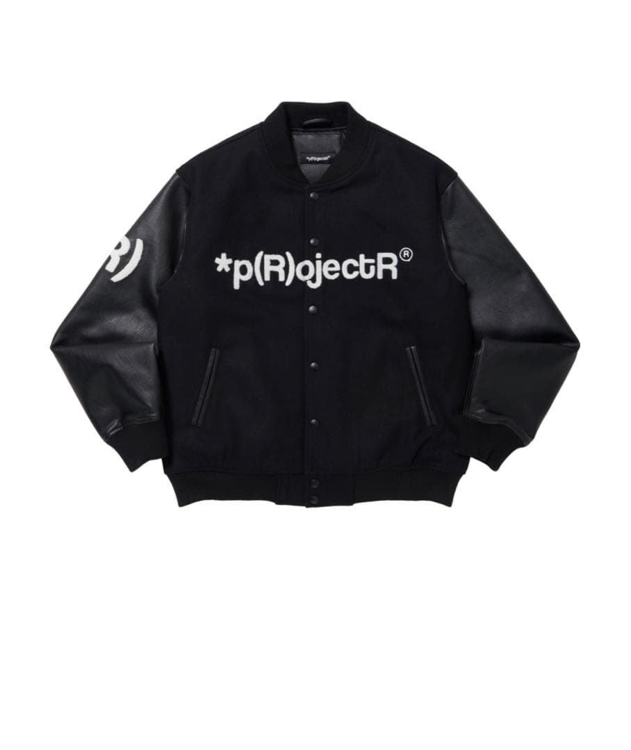 *p(R)ojectR® Logo Varsity Jacket Lサイズ