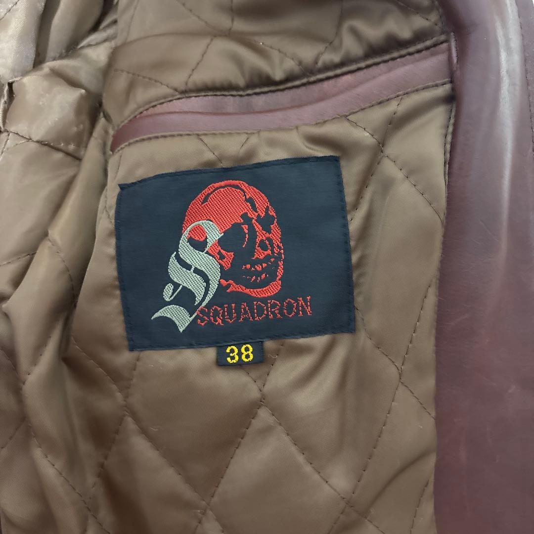 美品ステアハイド＆TALON 1970年代レプリカSQUADRONシングルレザー