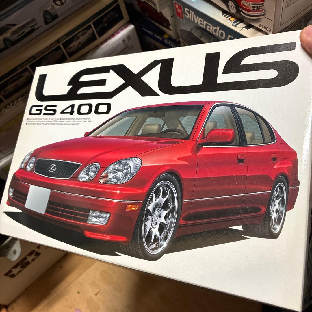 青島LEXUS GS 400 プラモデル
