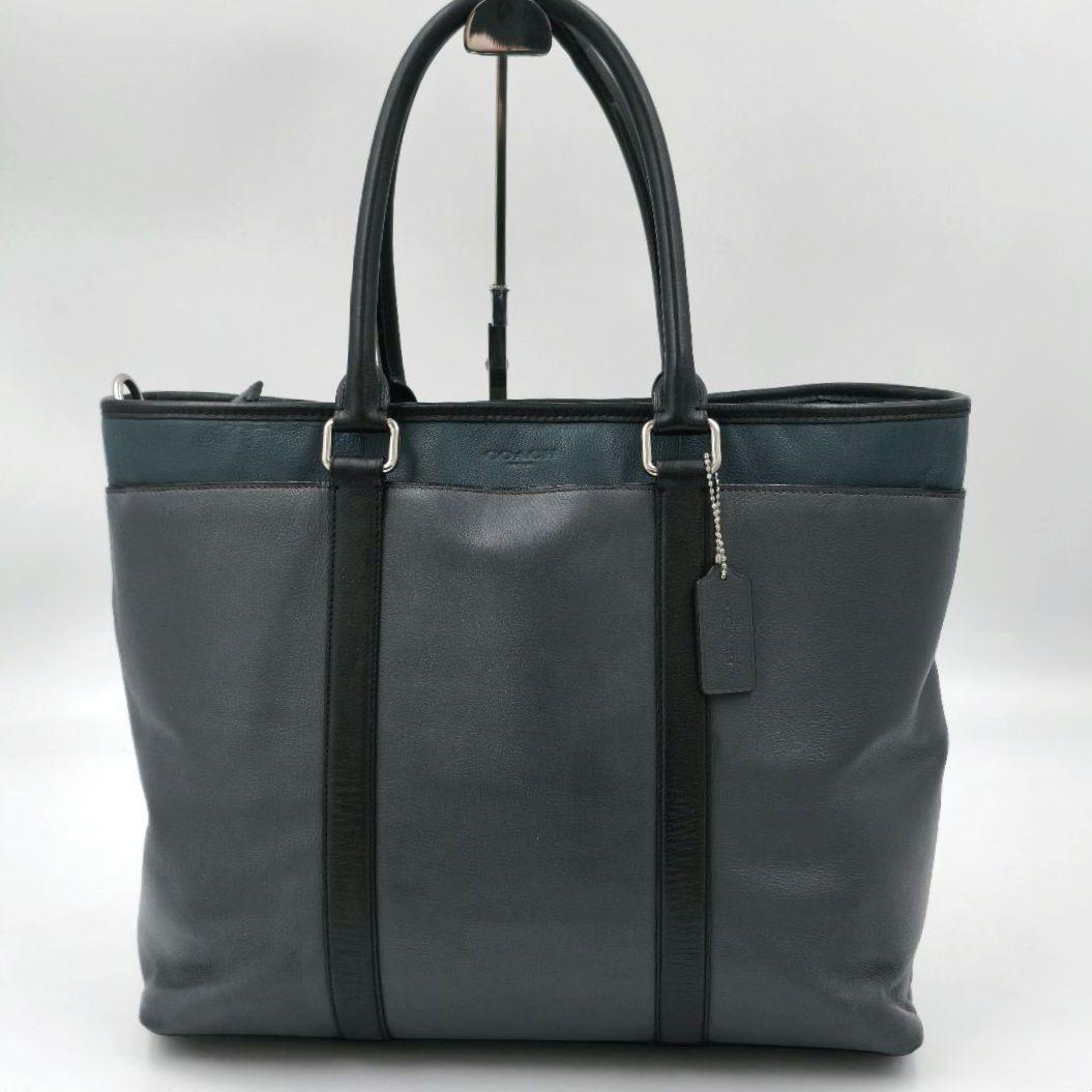 【美品 高級◎】コーチ ビジネスバッグ メトロポリタン 2way A4 斜め掛け