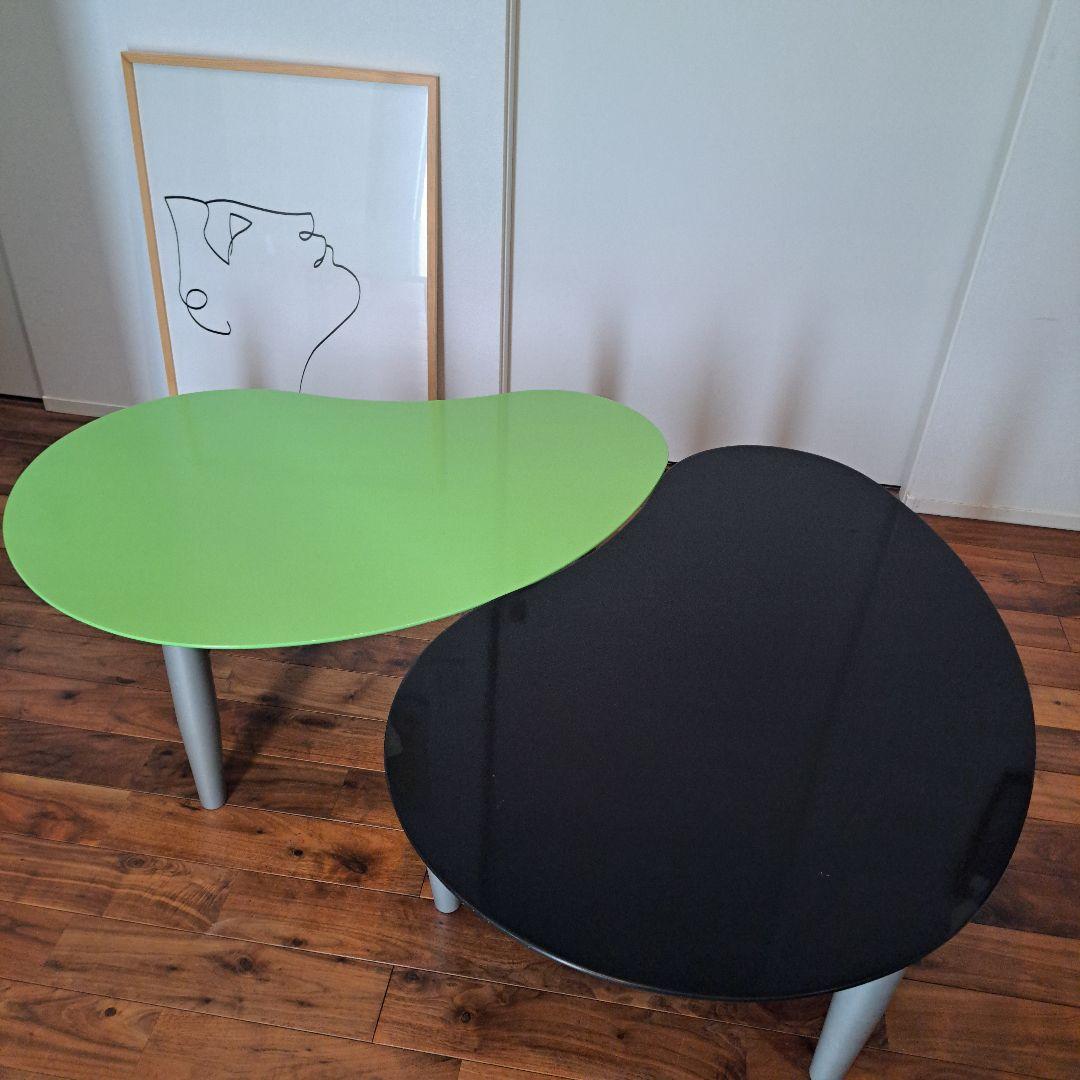 90s ポストモダン　フォールディングテーブル　レトロポップ　スペースエイジ