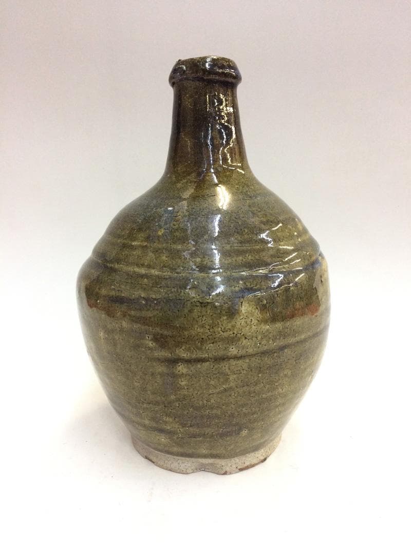 ★骨董一点もの！　美濃焼　口付徳利　江戸末~明治　◆ 29/5_9