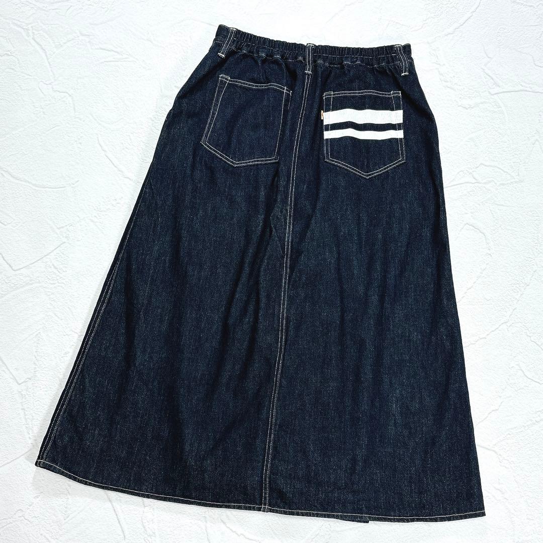 ✨極美品✨桃太郎ジーンズ 出陣 デニム スカート風パンツ ガウチョ ワイドパンツ