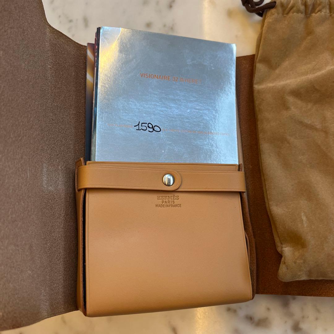 HERMES エルメス ヴィジョネア32 ポストカード カードカバー レザー