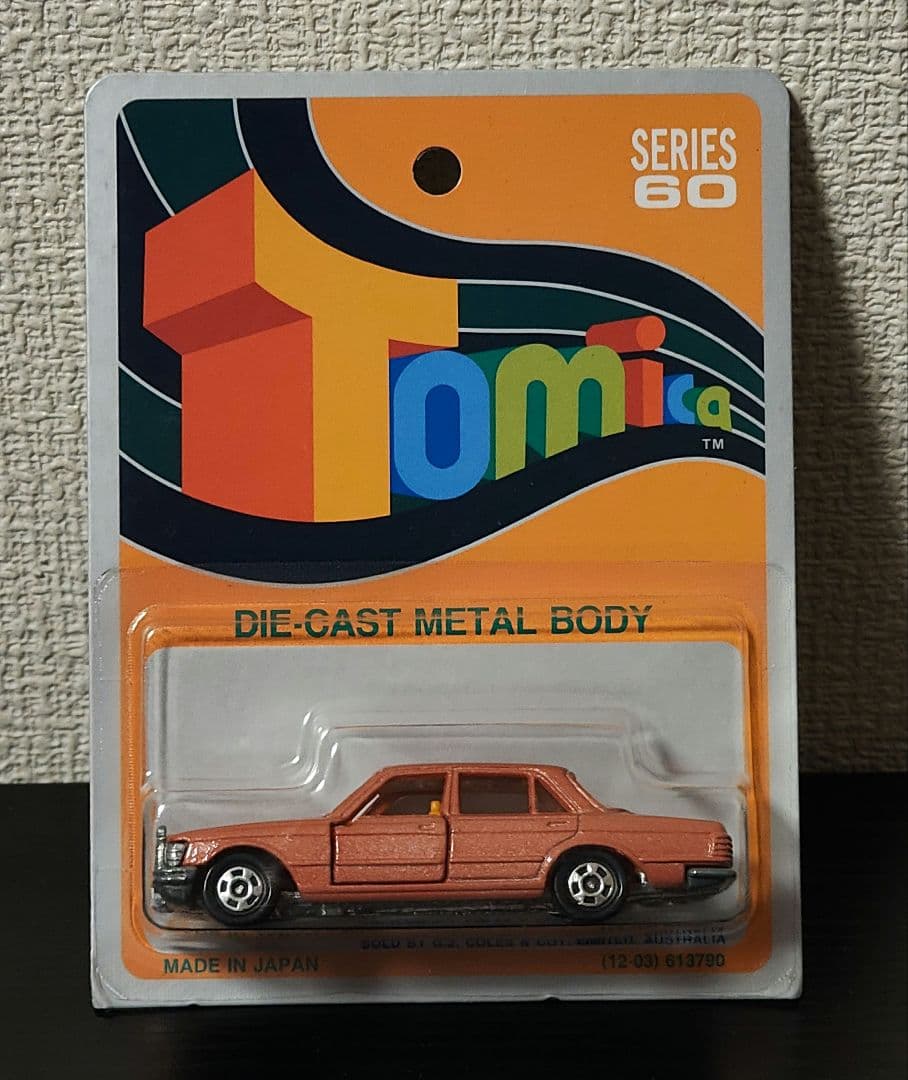 未開封　TOMICA　トミカ　ベンツ450SEL　ワインメタ色